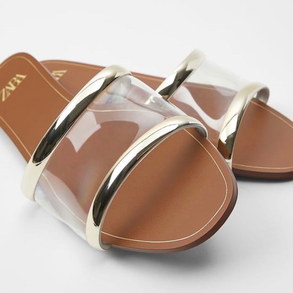 NEW Zara Sandals size 38 - Picture 2 of 2